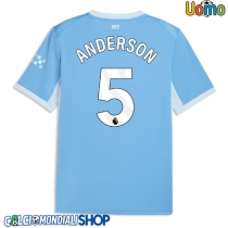 Maglie da calcio Manchester City Elliot Anderson #5 Prima Maglia 2026-27 Manica Corta